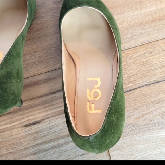 FSJ green kitten heel NEW - Picture 7 of 7